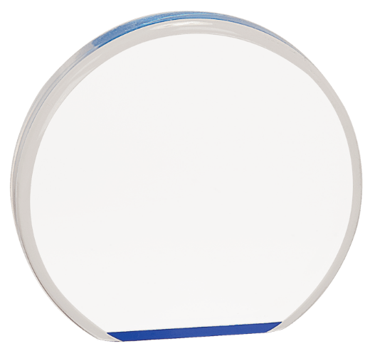 3 1/2" Blue Marble Acrylic Circle