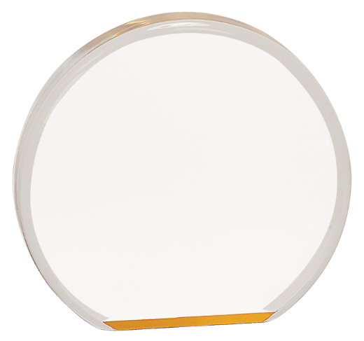 3 1/2" Blue Marble Acrylic Circle