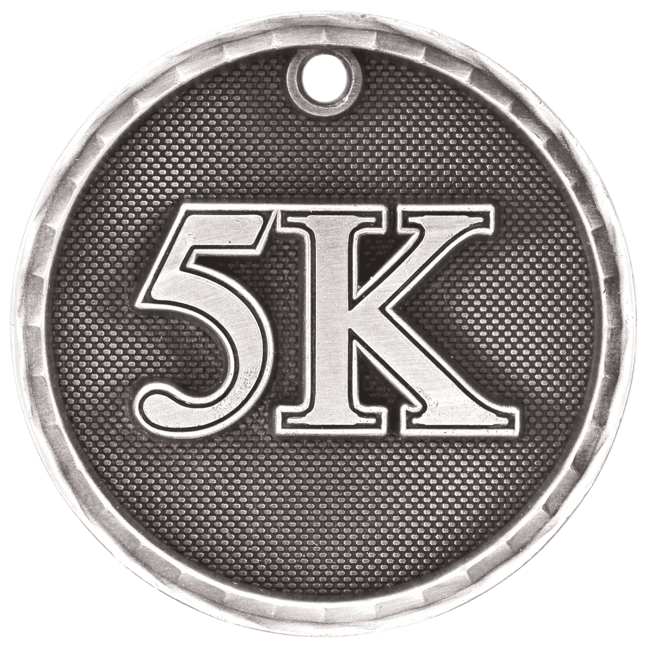 2" Antique Gold 3D 5K Medal