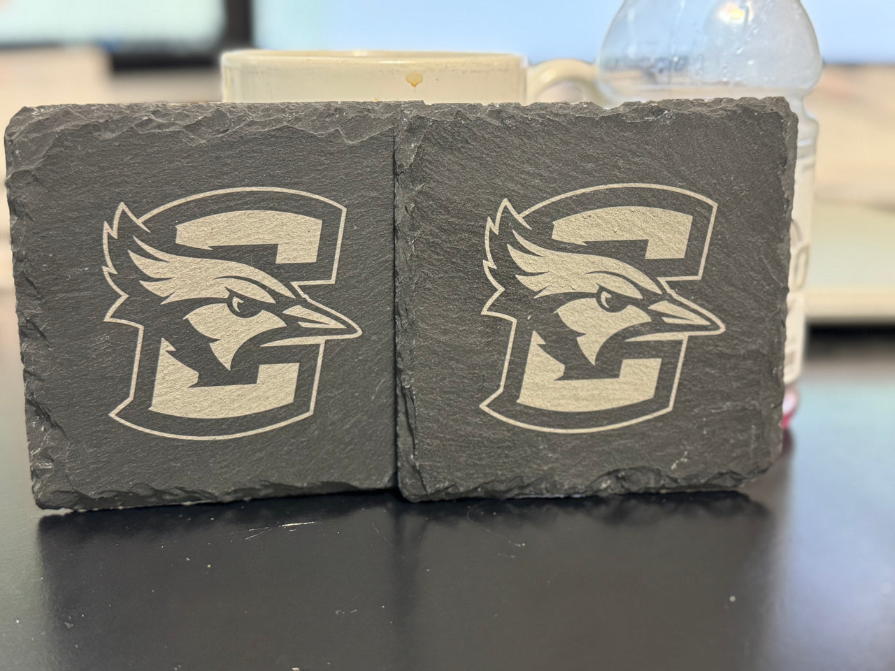 Creighton 4" x 4" Square or Round Slate Coaster