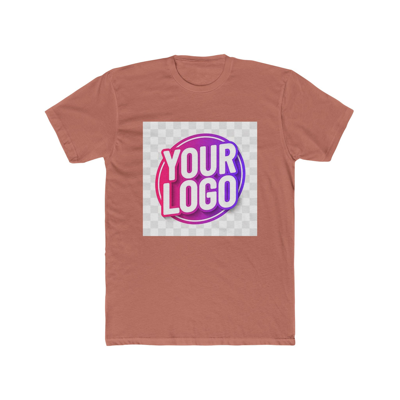 Stylish Custom Logo T-Shirt, Unisex Cotton Crew Tee, Casual Wear, Gift for Him/Her, Promotional Event Shirt