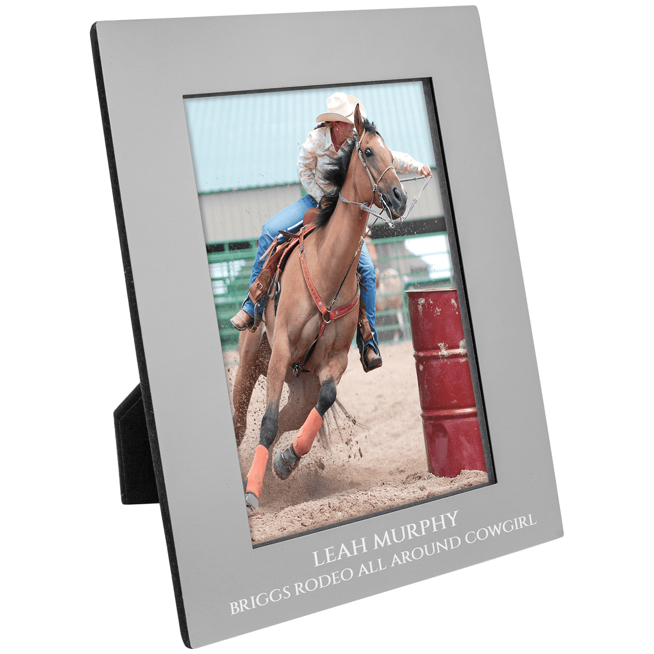 4" x 6" Black Aluminum Photo Frame