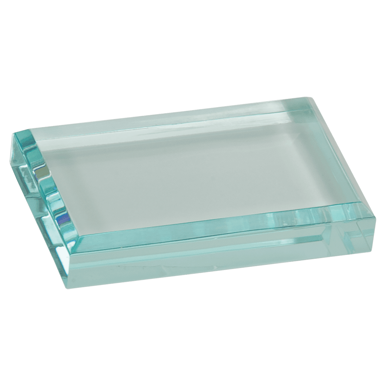 4" x 2 1/2" Clear Acrylic Paperweight