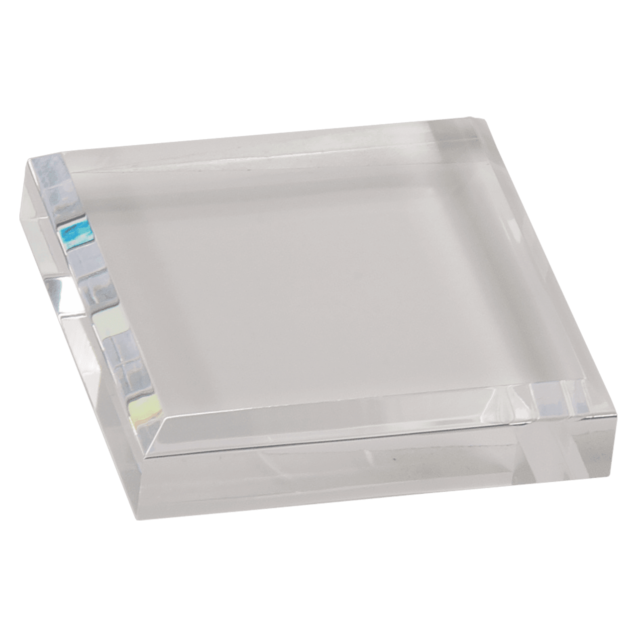 4" x 2 1/2" Clear Acrylic Paperweight