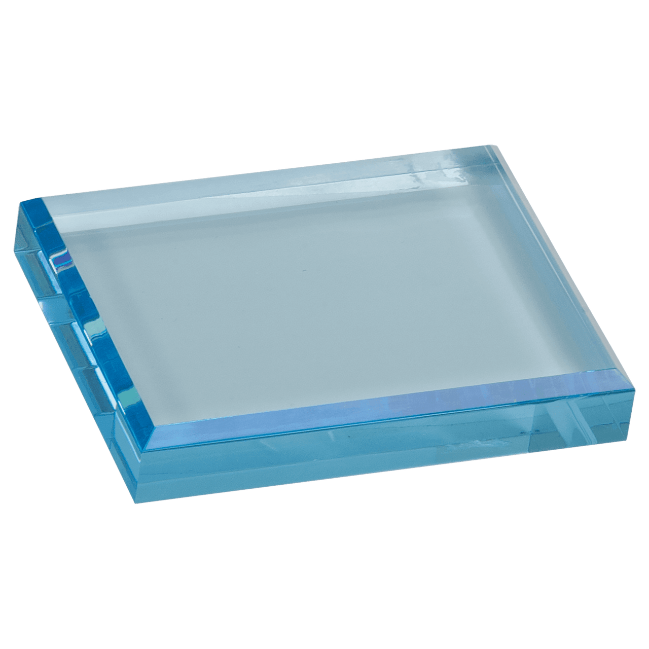 4" x 2 1/2" Clear Acrylic Paperweight