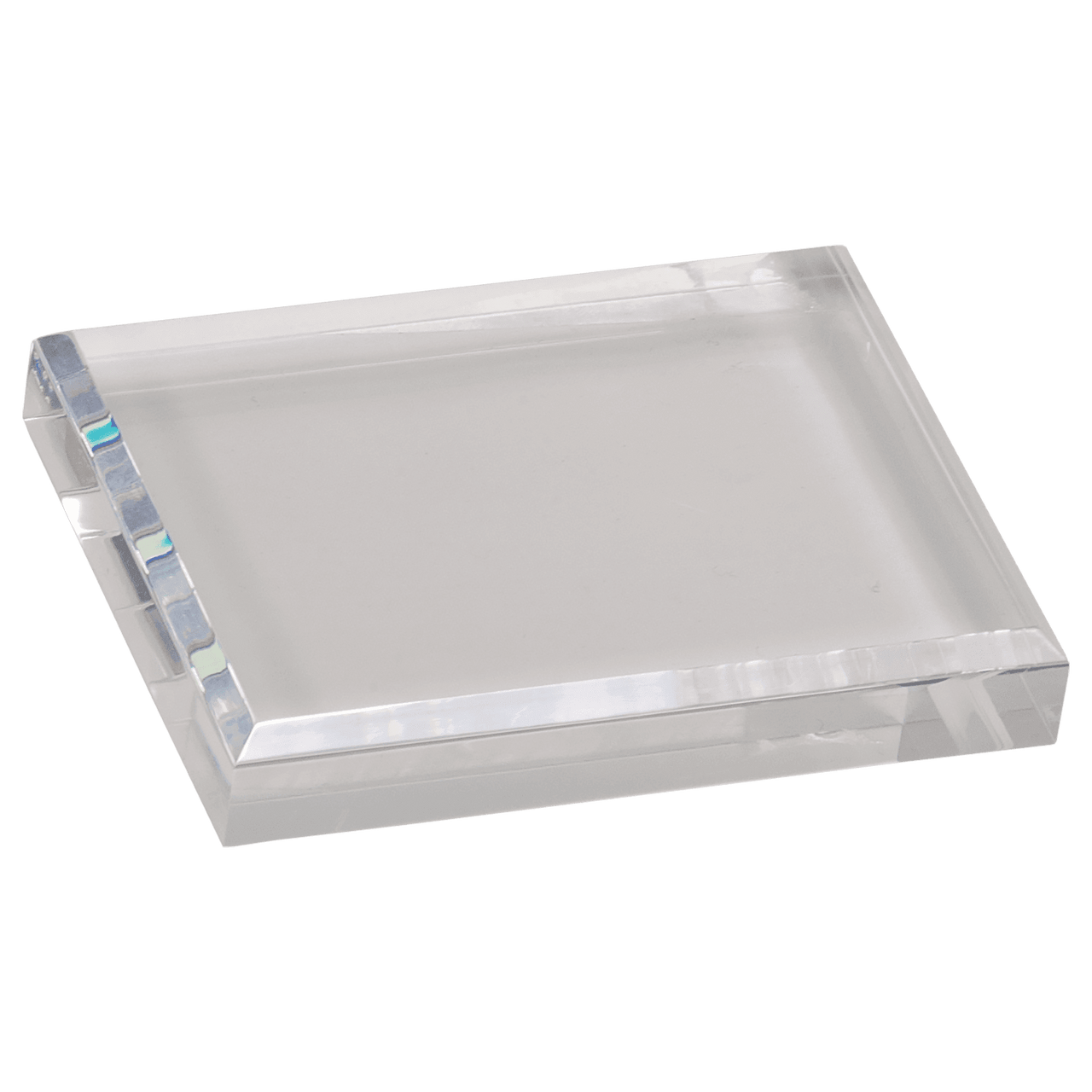 4" x 2 1/2" Clear Acrylic Paperweight