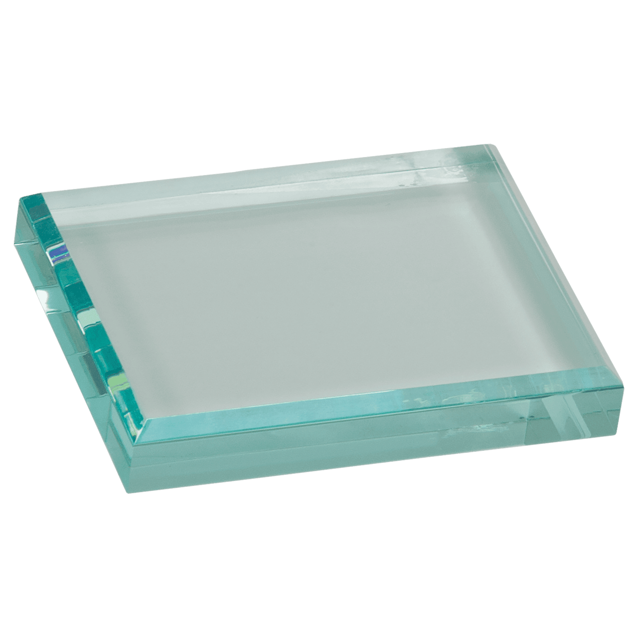 4" x 2 1/2" Clear Acrylic Paperweight