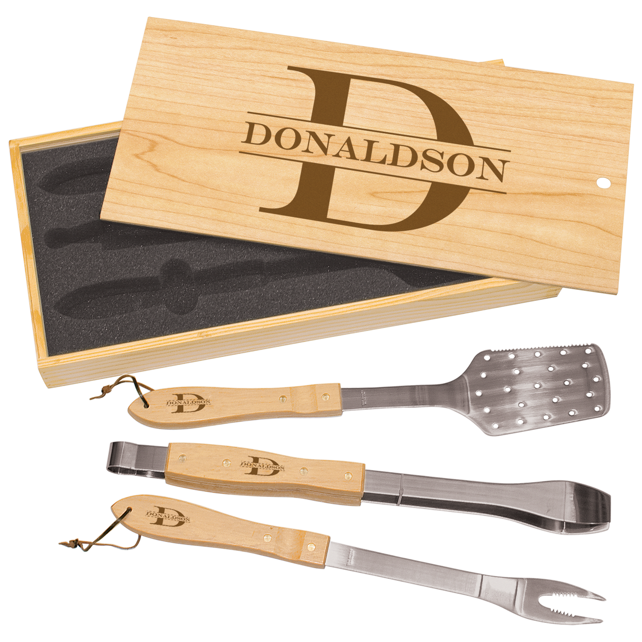 3-Piece Rosewood BBQ Set