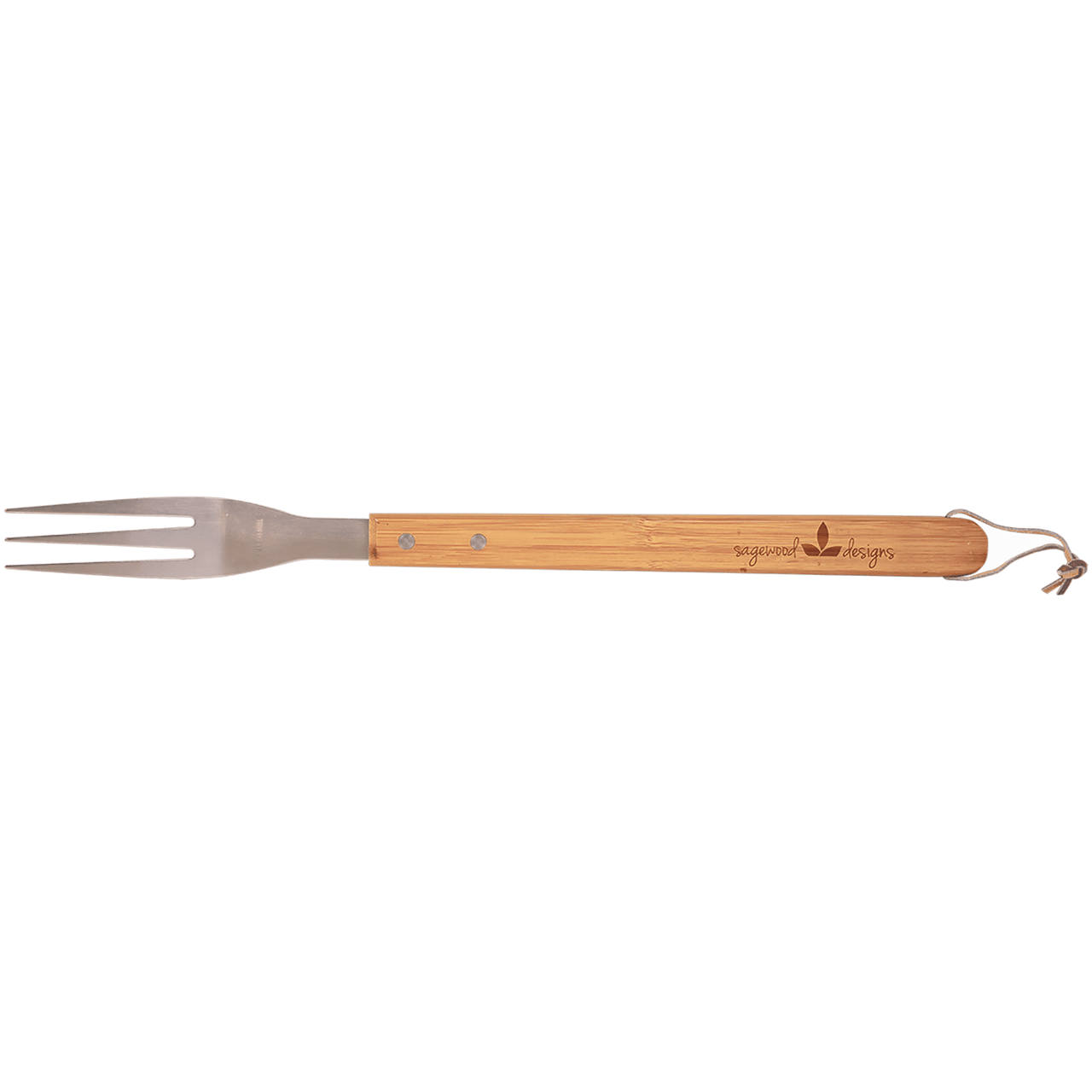 14" Bamboo Barbeque Tongs