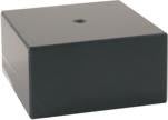 6" x 2" Black Genuine Marble Cup Base