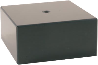 6" x 2" Black Genuine Marble Cup Base