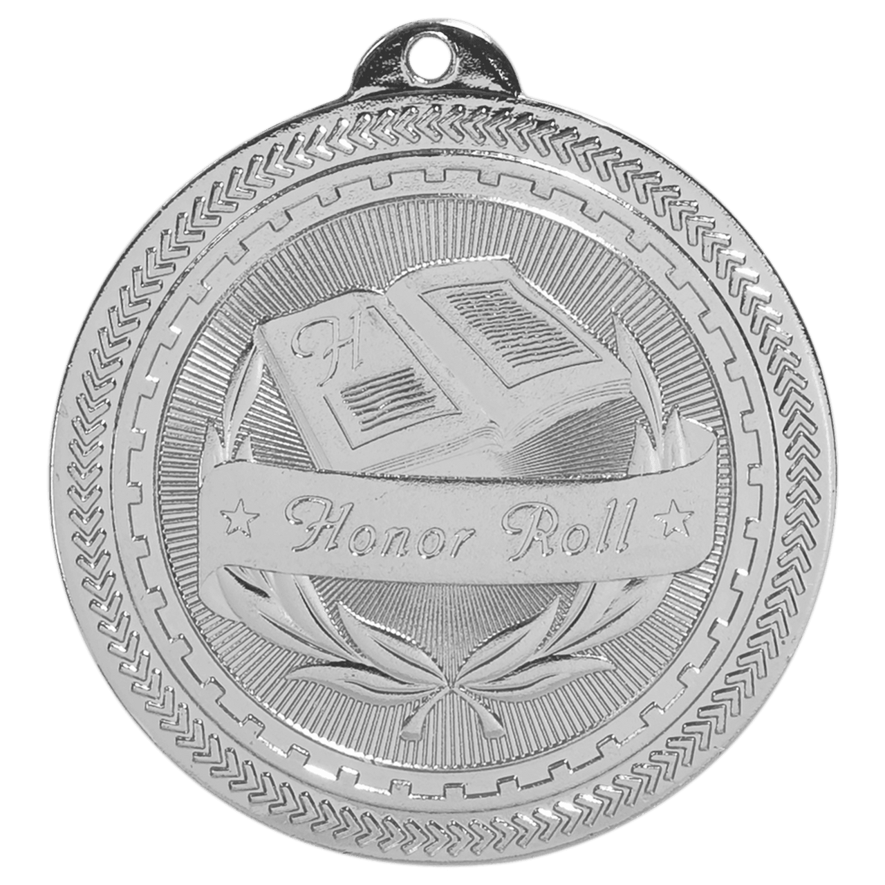 2" Antique Bronze Honor Roll Laserable BriteLazer Medal