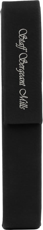 6 1/2" x 1" Light Brown Laserable Leatherette Single Pen Case