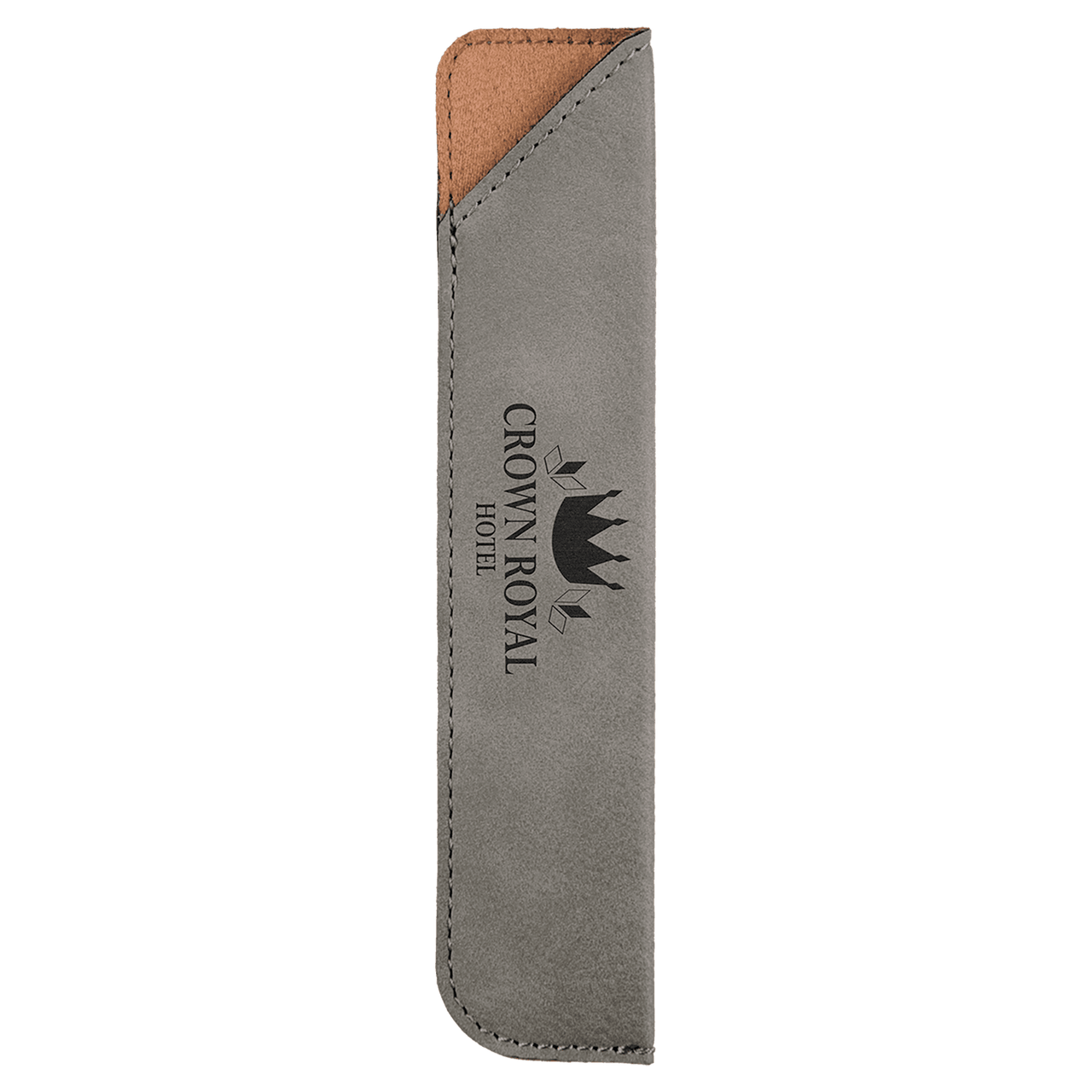6 1/4" Rawhide Laserable Leatherette Pen Sleeve
