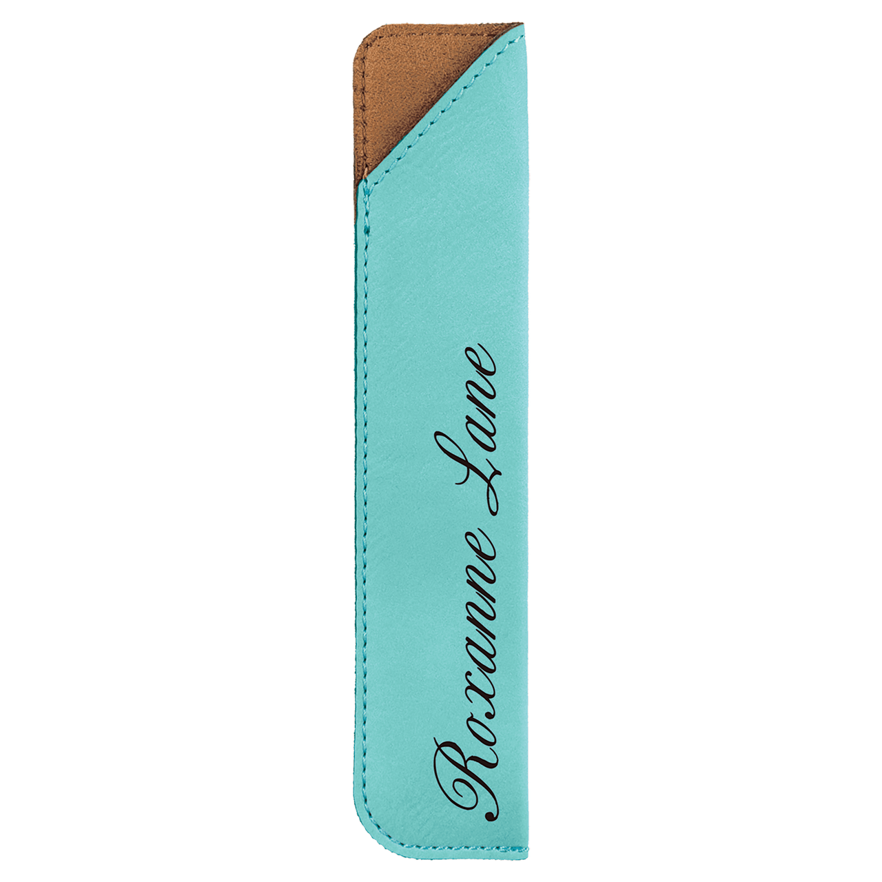 6 1/4" Rawhide Laserable Leatherette Pen Sleeve