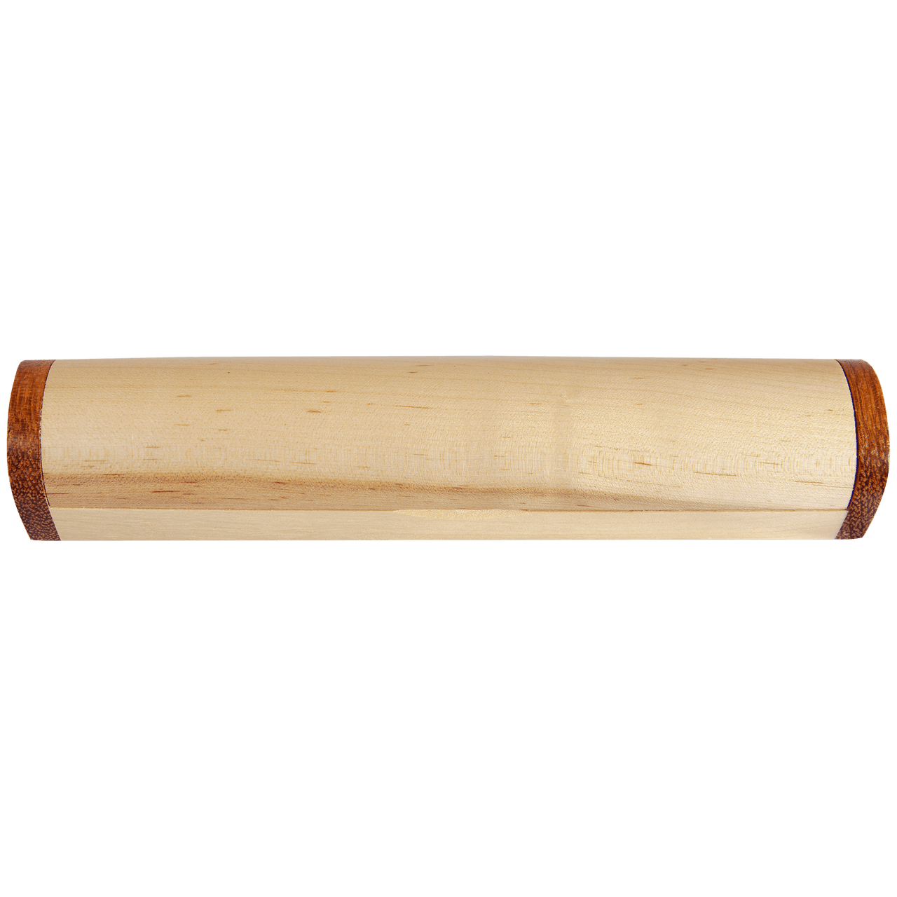 6 3/4" x 2" Rosewood Finish 2-Pen Case (Case only, pen/pencil not included)