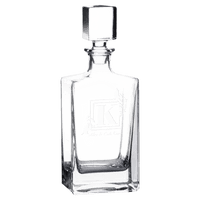 810ml Rectangle Glass Decanter with Printed Gift Box