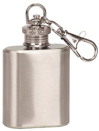 Thumbnail for 1 oz. Stainless Steel Flask Keychain