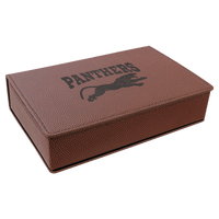 Thumbnail for 6 oz. Laserable Leatherette Flask Gift Set with Shot Glasses and Cork Flask Options