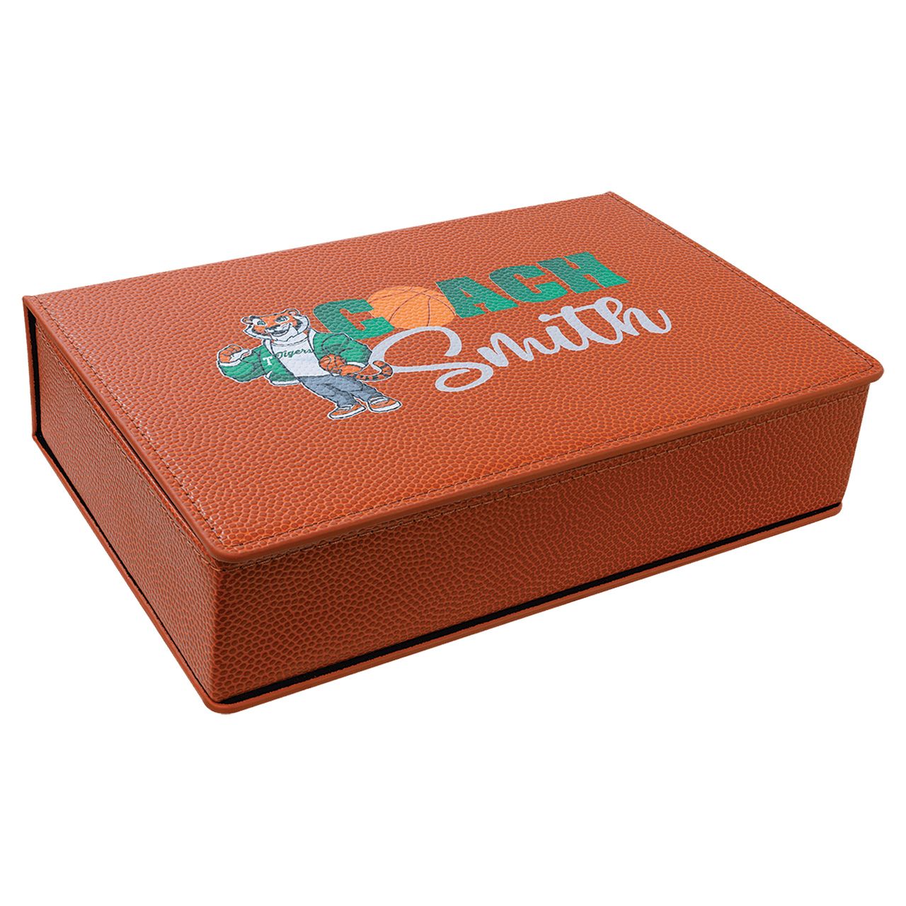 6 oz. Laserable Leatherette Flask Gift Set with Shot Glasses and Cork Flask Options