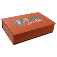 Thumbnail for 6 oz. Laserable Leatherette Flask Gift Set with Shot Glasses and Cork Flask Options