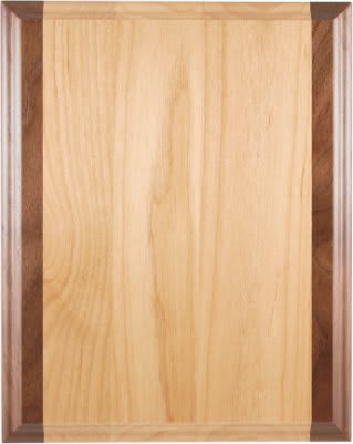 8" x 10" Genuine Red Alder & Genuine Walnut Plaque