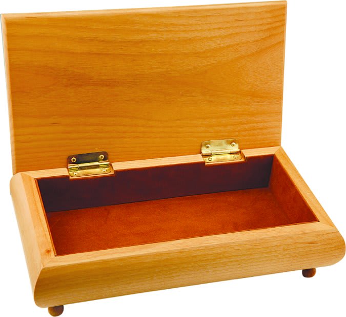 7" x 4 1/2" Red Alder Gift Box