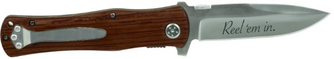 4 1/2" Black Anodized Aluminum Handle Knife
