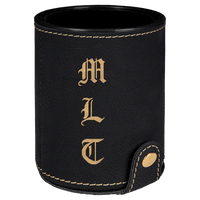 Thumbnail for Dark Brown Laserable Leatherette Dice Cup with 5 Dice