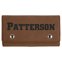 Thumbnail for Dark Brown Laserable Leatherette Card & Dice Set