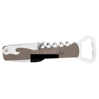 Thumbnail for Dark Brown Laserable Leatherette Wine Bottle Opener