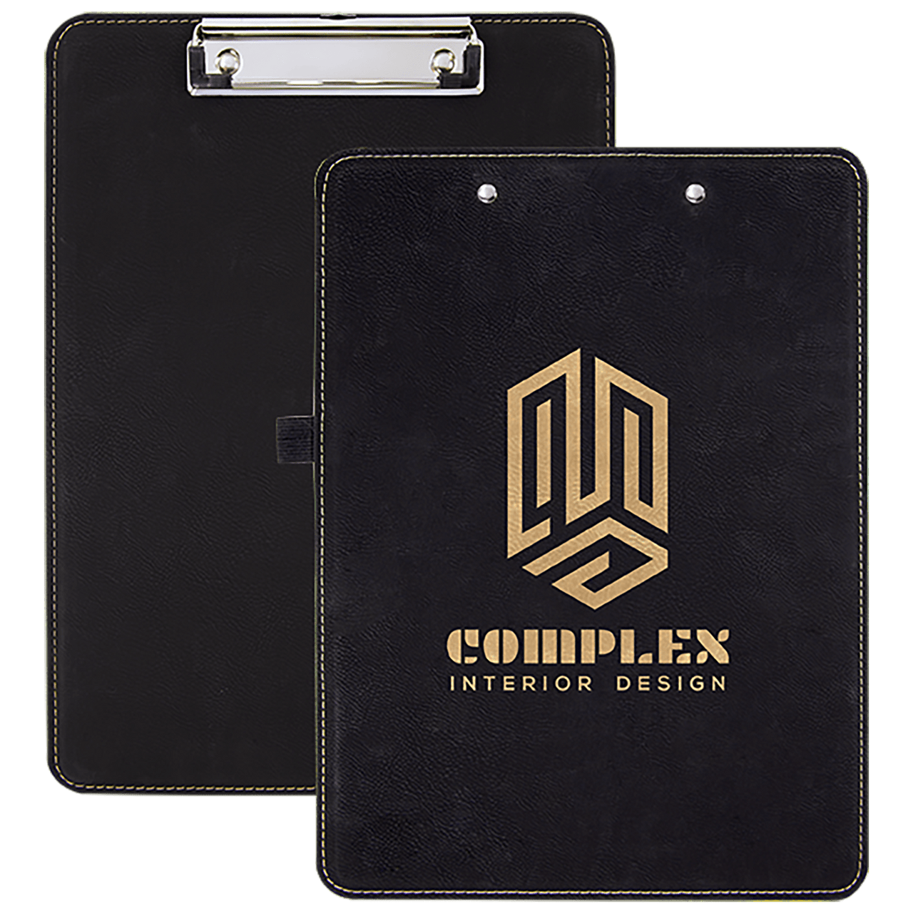 9" x 12 1/2" Rawhide Laserable Leatherette Clipboard