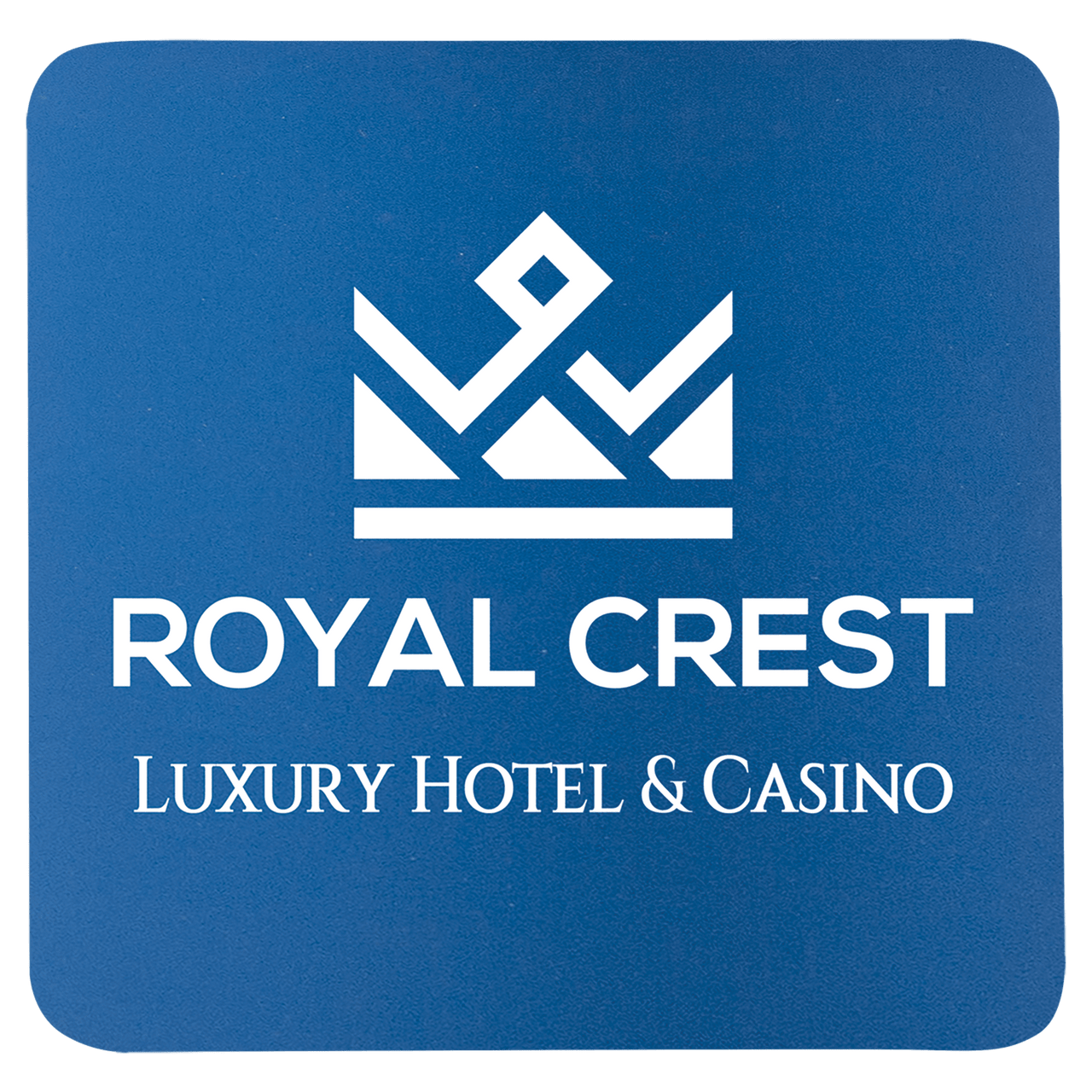 3 3/4" Round Red/White Silicone Coaster