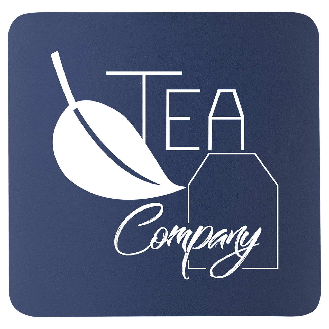 3 3/4" Round Red/White Silicone Coaster