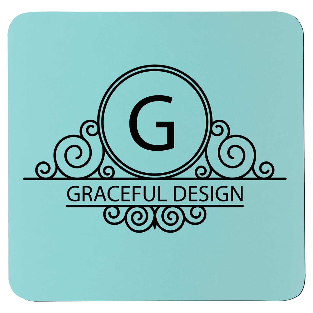 3 3/4" Round Red/White Silicone Coaster