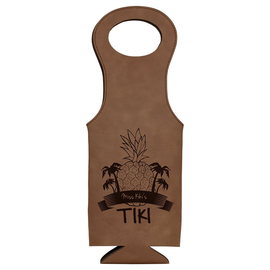 Rawhide Laserable Leatherette Wine Bag
