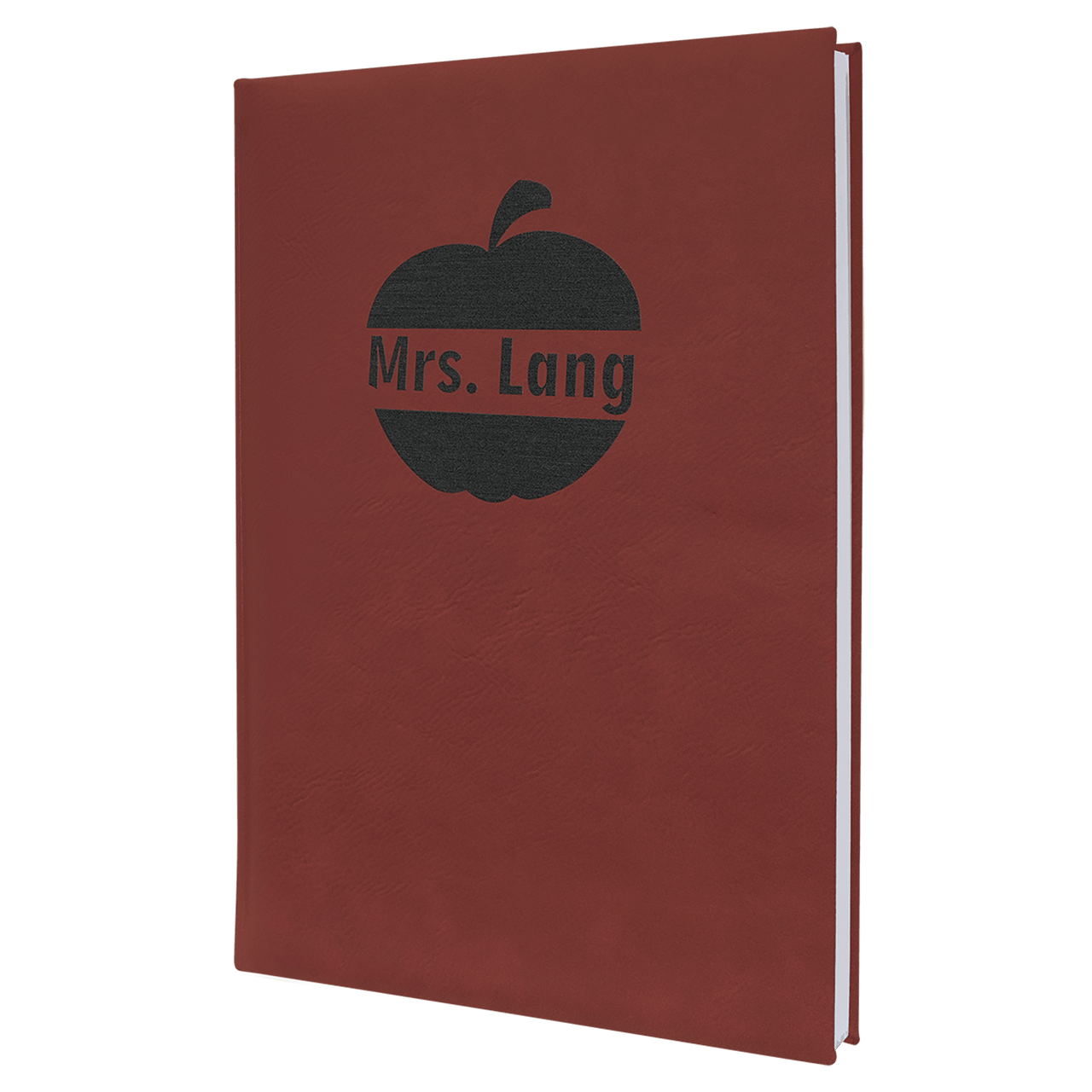 7" x 9 3/4" Rawhide Laserable Leatherette Journal with Lined Notepad