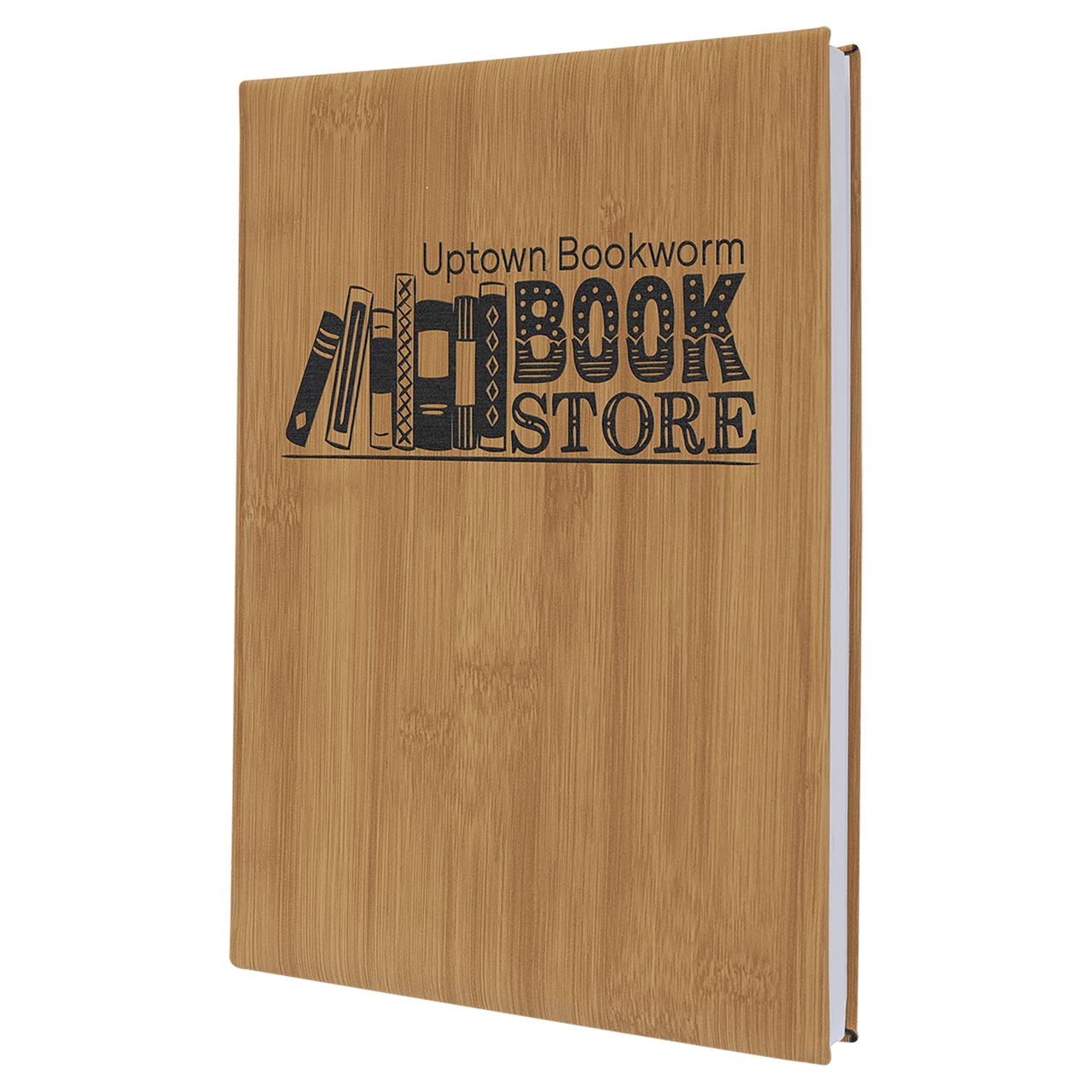 7" x 9 3/4" Rawhide Laserable Leatherette Journal with Lined Notepad