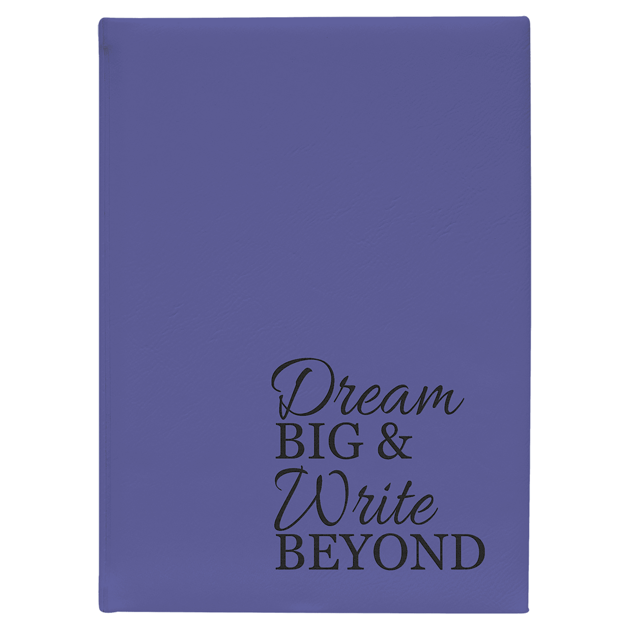 7" x 9 3/4" Light Brown Laserable Leatherette Journal with Lined Notepad