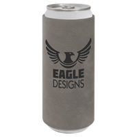 Thumbnail for Red Laserable Leatherette Slim Beverage Holder