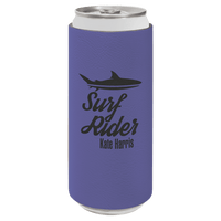 Thumbnail for Red Laserable Leatherette Slim Beverage Holder