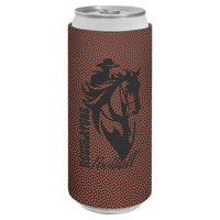 Thumbnail for Red Laserable Leatherette Slim Beverage Holder