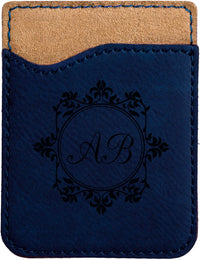 Thumbnail for Teal Laserable Leatherette Phone Wallet
