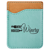 Thumbnail for Teal Laserable Leatherette Phone Wallet