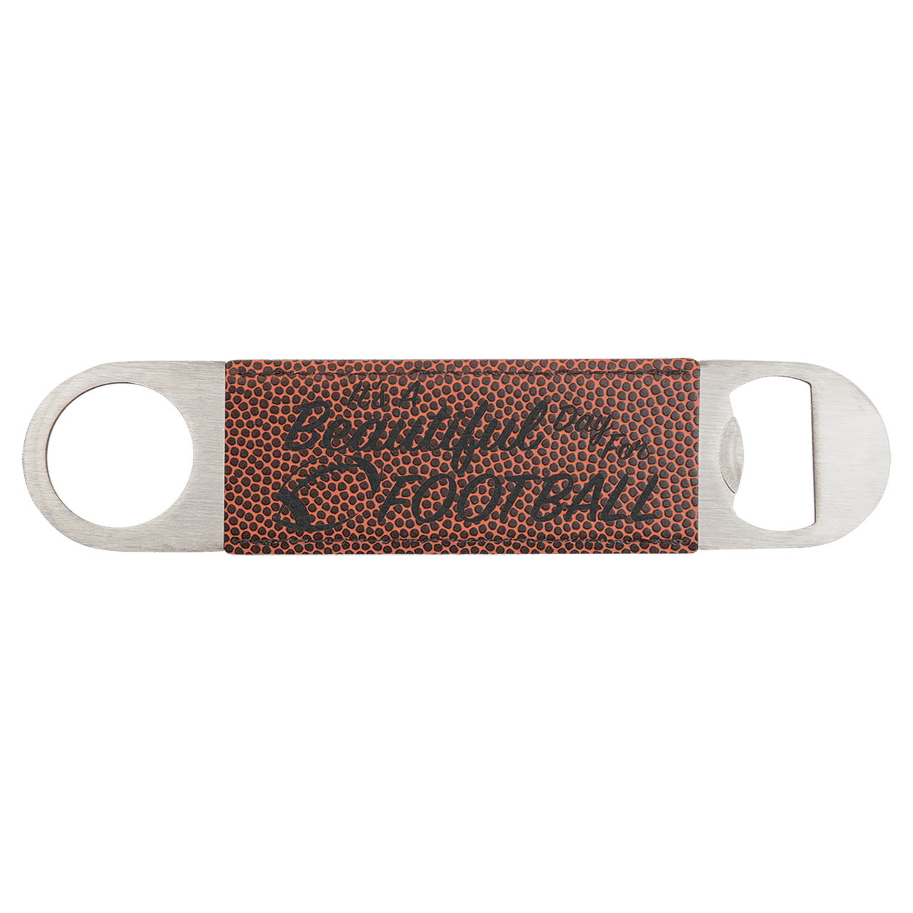 1 1/2" x 7" Laserable Leatherette Bottle Opener Collection