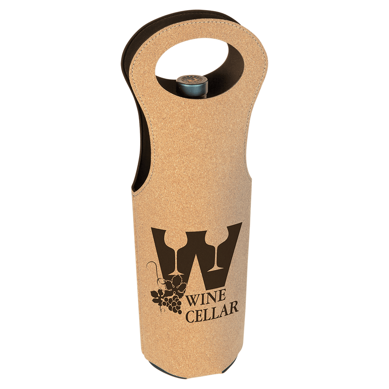 Rawhide Laserable Leatherette Wine Bag