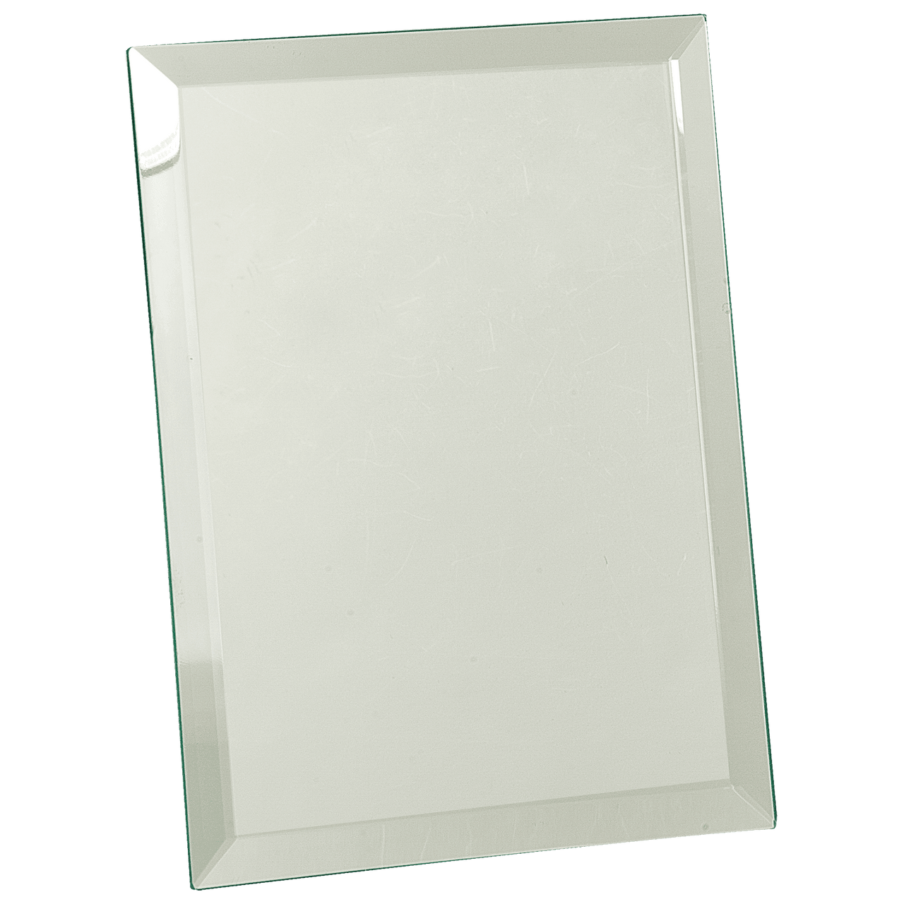 9" x 12" Clear Glass Mirror Plaque
