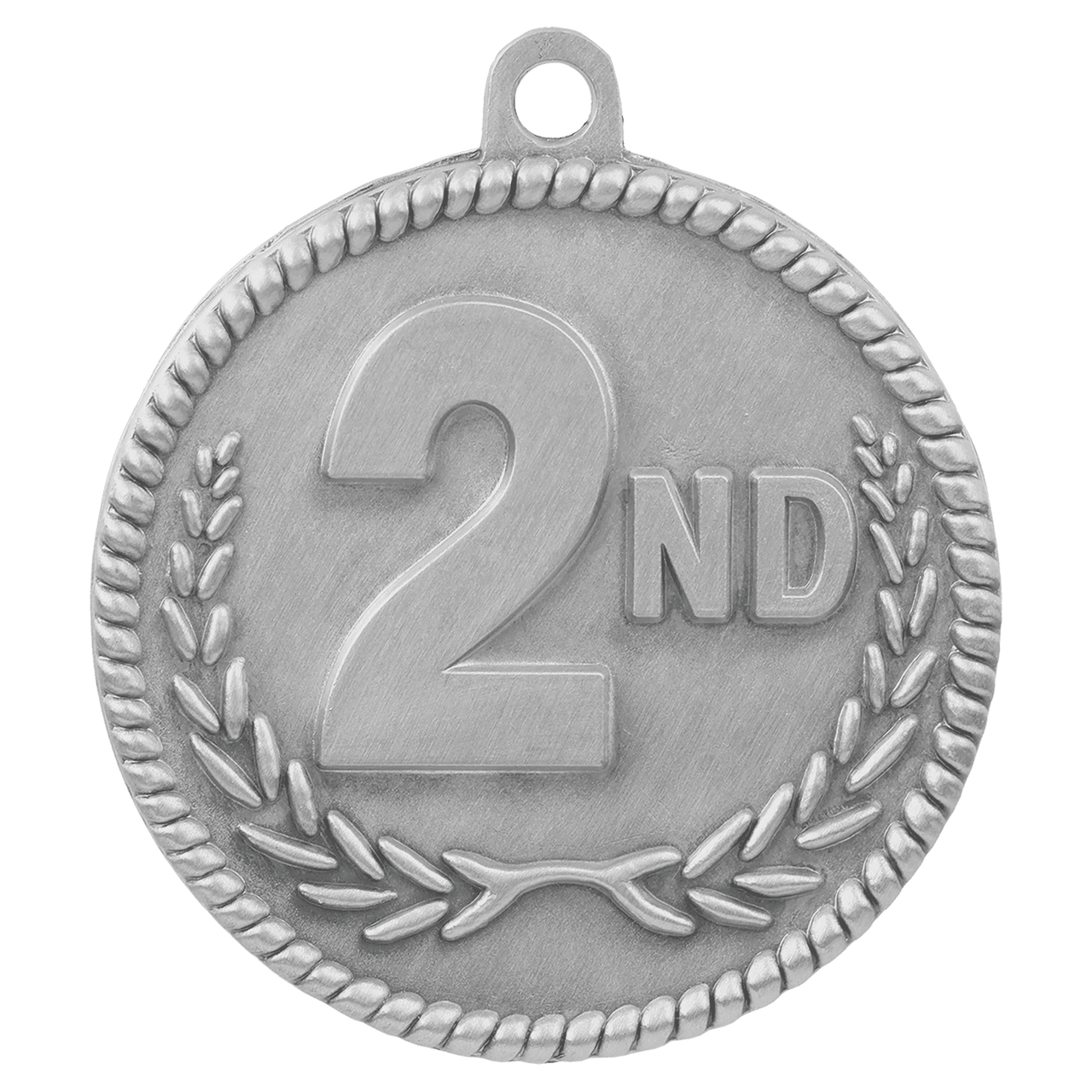 2" Antique Silver 2nd Place High Relief Medal