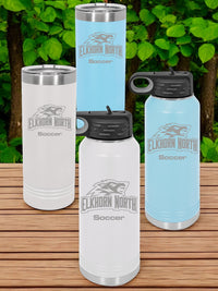 Thumbnail for Elkhorn North Sports 32oz Water Bottle or 22oz Skinny Tumbler