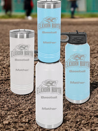 Thumbnail for Elkhorn North Sports 32oz Water Bottle or 22oz Skinny Tumbler